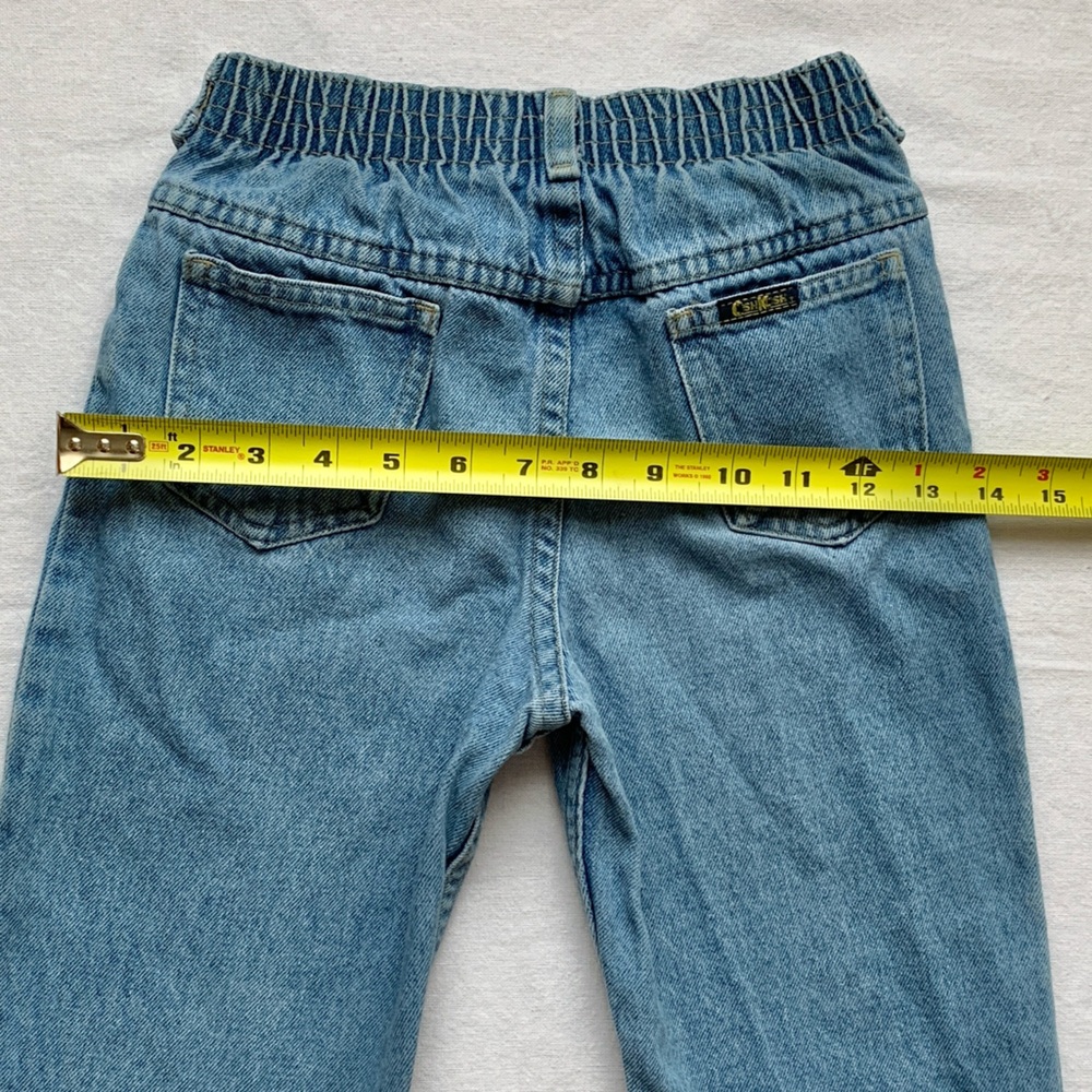 Vintage Oshkosh B’gosh 100% Cotton Blue Jeans / Sturdy Denim Pants / size 7R - Picture 10 of 12